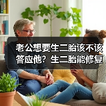 老公想要生二胎该不该答应他？生二胎能修复调和夫妻关系吗？(图1)