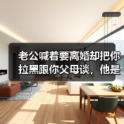 老公喊着要离婚却把你拉黑跟你父母谈，他是什么意思说明了什么？(图4)