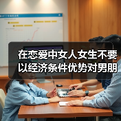 在恋爱中女人女生不要以经济条件优势对男朋友秀肌肉(图3)