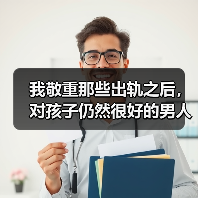 我敬重那些出轨之后，对孩子仍然很好的男人(图3)